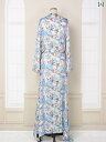 エスニック ワンピース 体型カバー レディース 中東 アラブ 女性 ウエスト ベルト プリント クラフト ファッション 快適 ドレス