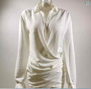 レディース ファッション 魅惑的 ドレス 白 ディープ v ネック 白 シャツ 魅惑的 リネン ドレス 白