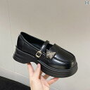 革靴 レディース 学生 通学 通勤 プラットフォーム 厚底 靴 英国 jk 小さい メリージェーン 婦人靴 レトロ カレッジ ローファー
