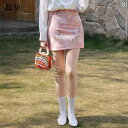 レディース ボトムス ピンク 中華風 ジャカード スカート 女性 春 小さい ハイウエスト a ライン スカート