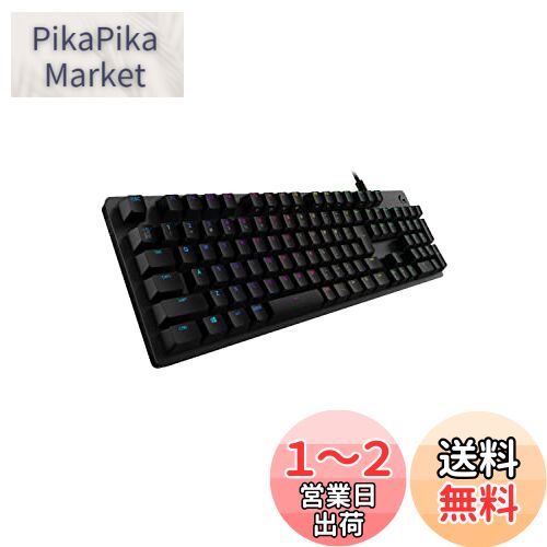Logicool G ゲーミングキーボード G512r-LN 有線 リニア 赤軸 静かなタイピング GXスイッチ 日本語配列 LIGHTSYNC RGB USB パススルー ゲーミング キーボード メカニカルキーボード G512 PC window mac Chrome ブラック 国内正規品 【 ファイナルファンタジー XIV 推奨モ Logicool G ゲーミングキーボード G512r-LN 有線 リニア 赤軸 静かなタイピング GXスイッチ 日本語配列 LIGHTSYNC RGB USB パススルー ゲーミング キーボード メカニカルキーボード G512 PC window mac Chrome ブラック 国内正規品 【 ファイナルファンタジー XIV 推奨モ