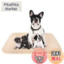 ULIGOTA ペットシーツ 洗える 猫 犬用 おしっこパッド ペット用 トイレ下敷きマット 速乾 洗える ポリエステル 大判サイズ 多頭飼いに最適(ベージュX...