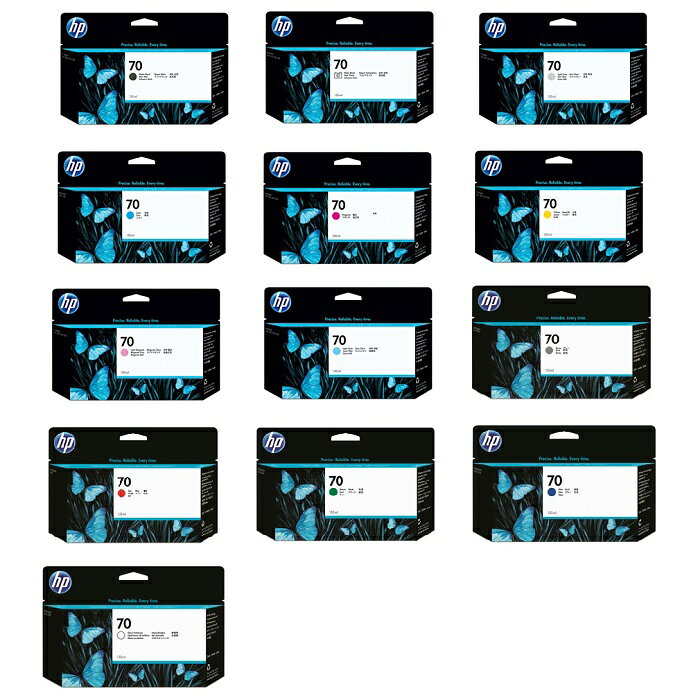 ■セット内容 HP 70 インクカートリッジ マットブラック C9448A HP 70 インクカートリッジ フォトブラック C9449A HP 70 インクカートリッジ グレー C9450A HP 70 インクカートリッジ ライトグレー C9451A HP 70 インクカートリッジ シアン C9452A HP 70 インクカートリッジ マゼンタ C9453A HP 70 インクカートリッジ イエロー C9454A HP 70 インクカートリッジ ライトマゼンタ C9455A HP 70 インクカートリッジ レッド C9456A HP 70 インクカートリッジ グリーン C9457A HP 70 インクカートリッジ ブルー C9458A HP 70 インクカートリッジ グロスエンハンサ C9459A HP 70 インクカートリッジ ライトシアン C9390A ■対応機種：Designjet Z2100/Z3100/Z3200 HP　hp　ヒューレッド・パッカード