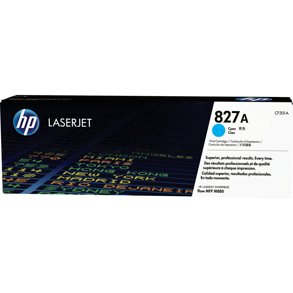Toner - HP 827A(CF301A) 純正トナー シアン
