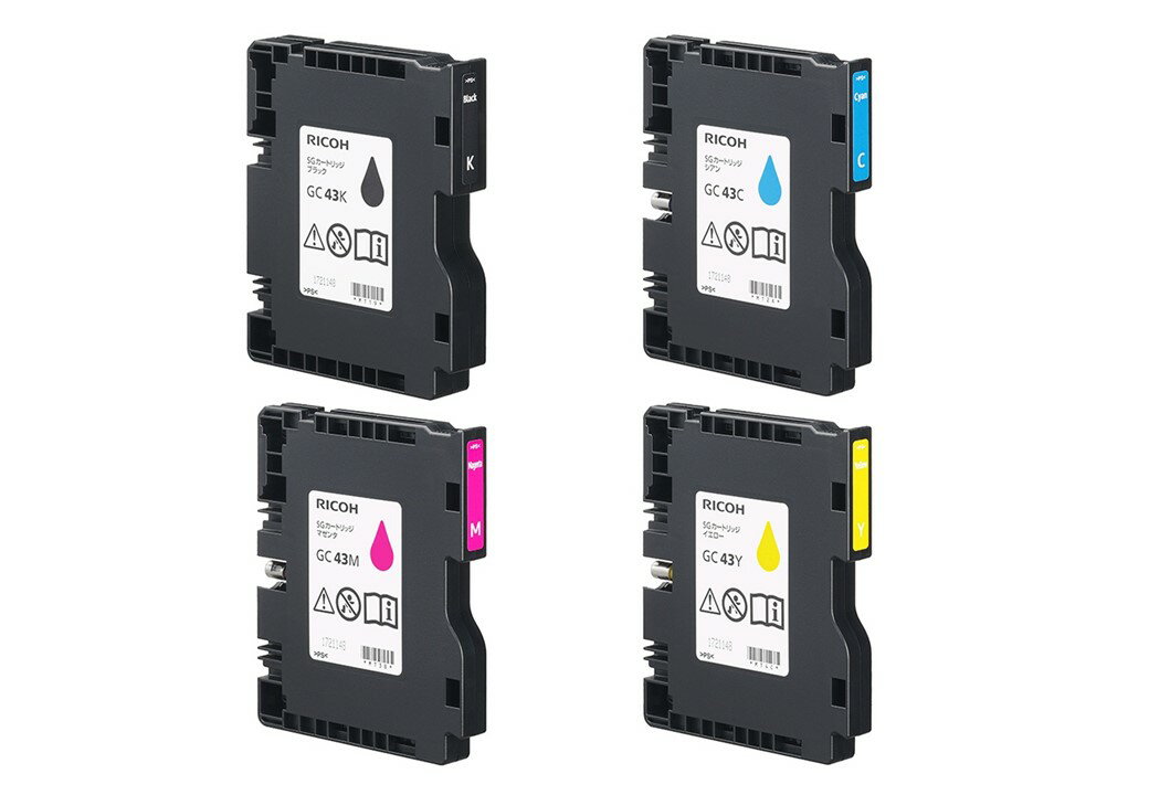 乐天商城 - リコー 純正インク GC43 BCMY Mサイズ 4色セット | RICOH