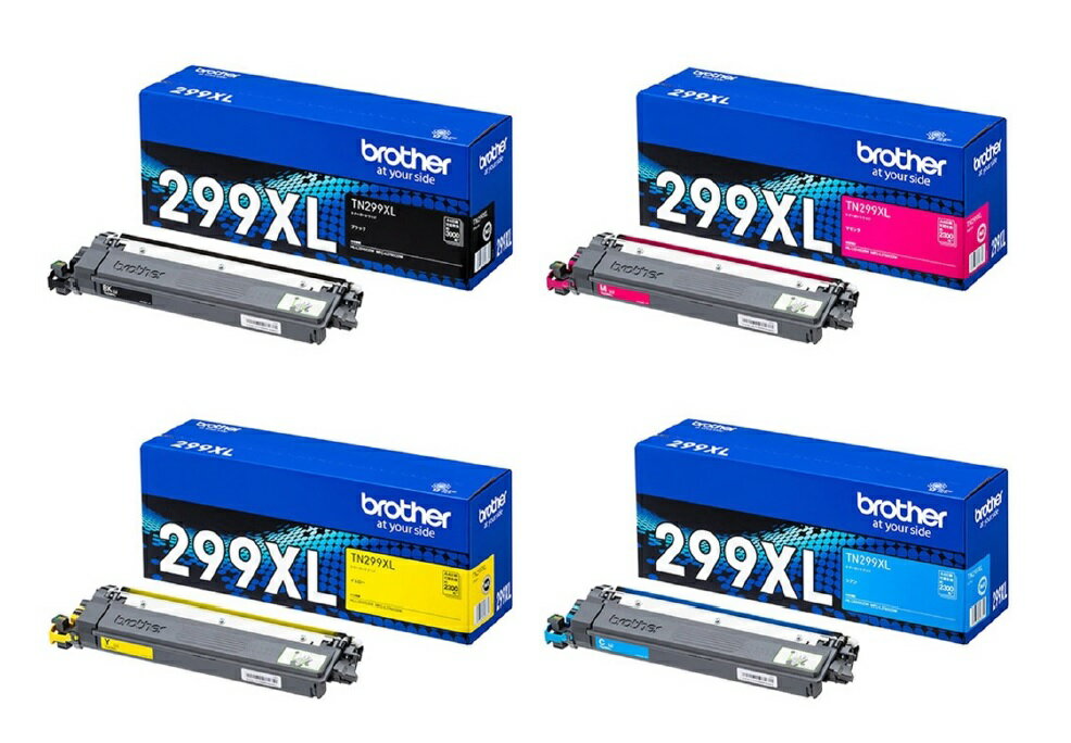 ブラザー TN-299 XLBKCMY 純正 トナー 4色セット 大容量 | brother TN299XLBKCMY