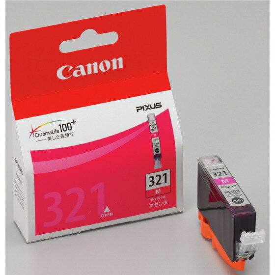 キヤノン 純正インクタンク BCI-321 M マゼンタ 単品 キャノン Cannon Canon インク 純正 プリンター 新品