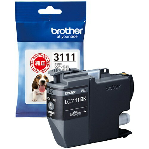 樂天商城 - ブラザー 純正インクカートリッジ LC3111BK ブラック 単品 | brother BRT
