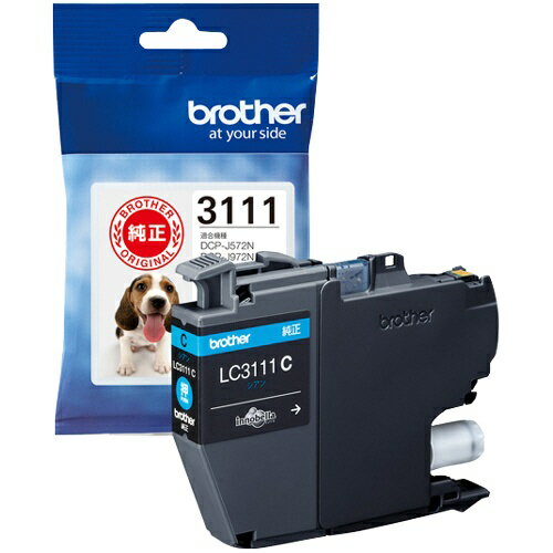 ブラザー 純正インクカートリッジ LC3111C シアン 単品 brother BRT