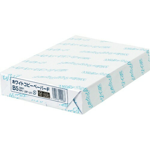 【個人宅配送対応】コピー用紙 特選普通紙 ホワイトコピーペーパーF B5 1冊(500枚) | 4281719