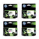 HP 955XL 純正インクカートリッジ 4色セット