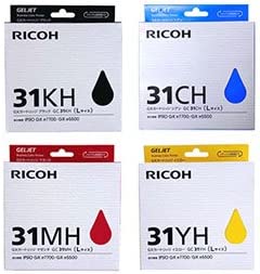 乐天商城 - リコー 純正 インク カートリッジ GC31KH/CH/MH/YH 大容量 Lサイズ 4色セット | RICOH