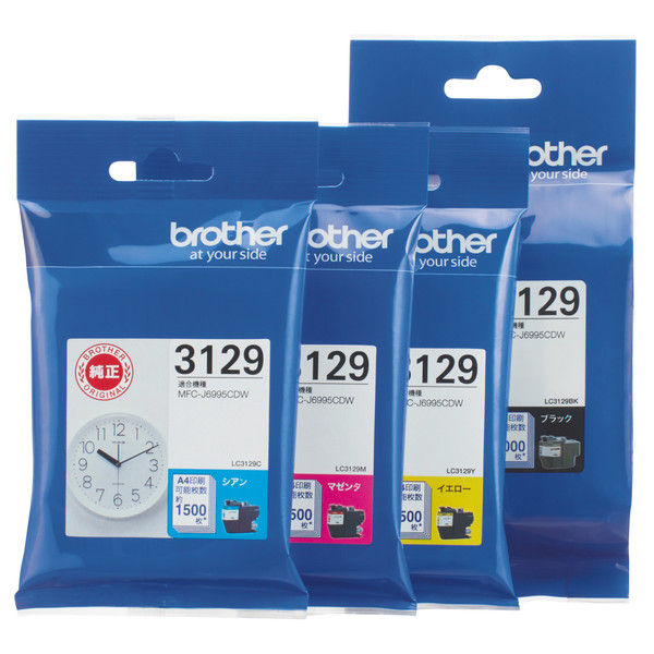 ブラザー 純正インクカートリッジ LC3129BK/C/M/Y カートリッジ 4色セット brother BRT