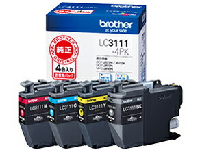 乐天商城 - ブラザー 純正インクカートリッジ LC3111-4PK+LC3111BK 4色パック+BK1 計5本セット ブラザー 純正インクカートリッジ | brother BRT
