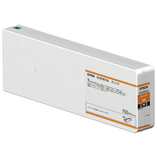 樂天商城 - エプソン 純正 インクカートリッジ SC9OR70A 700ml オレンジ 単品 | EPSON