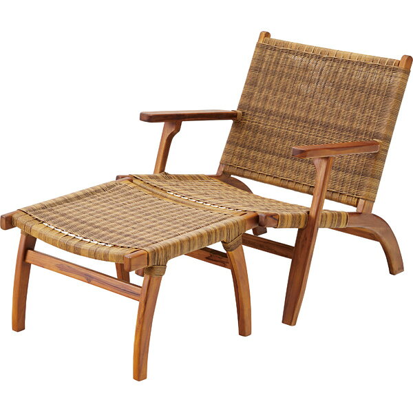 【送料無料】東谷　アームチェア＆オットマン　＜NRS－423＞　L1 |