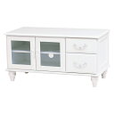 【NEW】おしゃれ TV台 【代引不可商品】 | MTV-5773WH (約)幅88×奥行40×高さ45cm インテリア 寝具 収納 収納家具 テレビ台 ローボード(3)