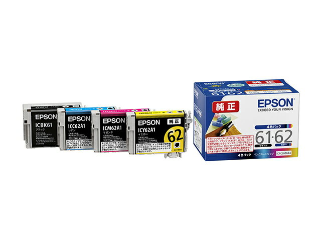 乐天商城 - エプソン 純正インク IC4CL6162A 4色パック ｜ EPSON
