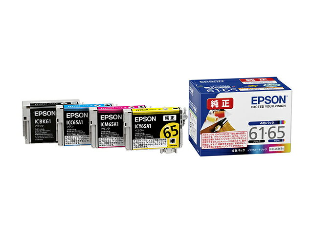 乐天商城 - エプソン 純正インク IC4CL6165A 4色パック ｜ EPSON
