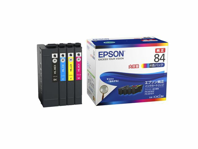 乐天商城 - エプソン 純正インク IC4CL84 4色パック ｜ EPSON