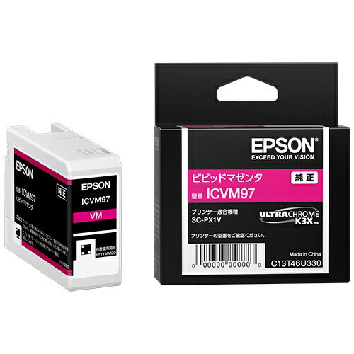 乐天商城 - エプソン 純正インク ICVM97 ビビッドマゼンタ 単品 ｜ EPSON