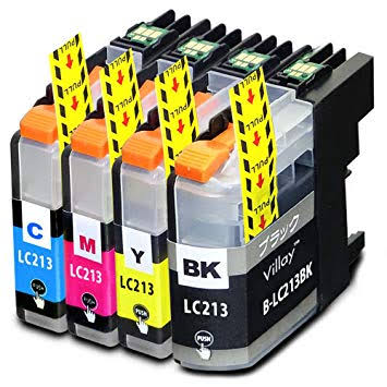 樂天商城 - ブラザー LC213 互換インク 4色セット　※ICチップ付（残量表示機能付） | インク 互換 プリンター セット SET インクジェット BRT