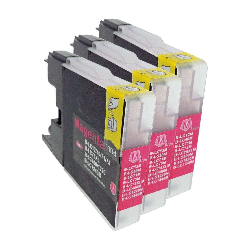 乐天商城 - ブラザー LC12M マゼンタ リサイクルインク 3個セット | インク リサイクル recycle toner プリンター セット SET インクジェット BRT