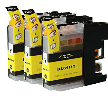 ブラザー LC111Y イエロー リサイクルインク 3個セット | インク リサイクル recyc...