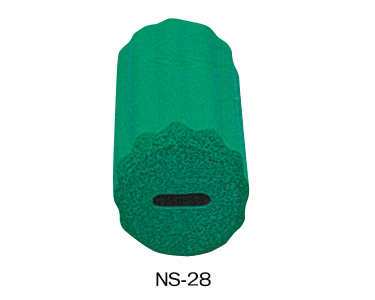 【箸、スプーン】スポンジ(1個入) / NS-28 直径2.8×長さ9cm(丸型平穴) | 斉藤工業