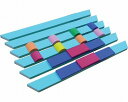 【リハビリ用品】デコボコバランス平均台 / 階段2本、竹ふみ2本、平面2本 | 一歩