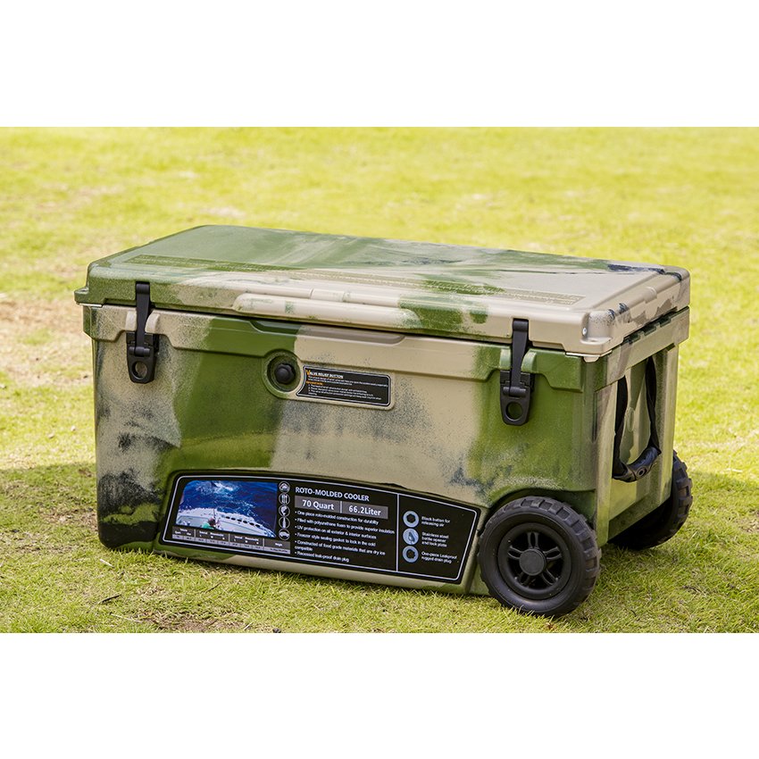 アイスランドクーラーボックス 70QT アーミーカモ / CL-07002 1台 | ICELAND COOLER BOX Army Camo