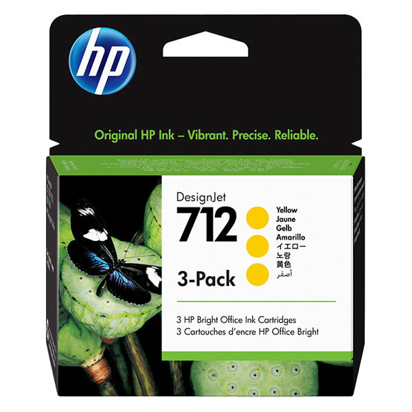 Rakuten - HP 712 純正インク イエロー 3個パック 29mL |