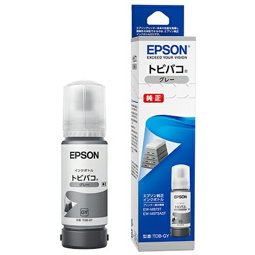乐天商城 - エプソン 純正インクボトル TOB-GY トビバコ グレー 単品 ｜ EPSON