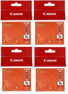 乐天商城 - キヤノン 純正インク BCI-7e R レッド 4個セット | キャノン Cannon Canon インク 純正 プリンター セット SET 新品