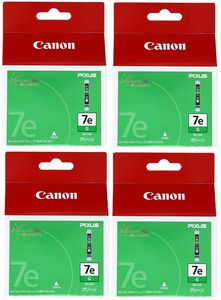 乐天商城 - キヤノン 純正インク BCI-7e G グリーン 4個セット | キャノン Cannon Canon インク 純正 プリンター セット SET 新品