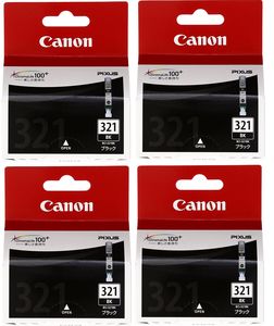 樂天商城 - キヤノン 純正インクタンク BCI-320 PGBK ブラック 4個セット | キャノン Cannon Canon インク 純正 プリンター セット SET