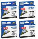 エプソン 純正インク ICBK46A1 ブラック 4セット | EPSON インク 純正 プリンター セット SET 新品 インクジェット 黒