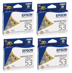 乐天商城 - エプソン 純正インク ICGL53 グロスオプティマイザ 4セット | EPSON インク 純正 プリンター セット SET 新品 インクジェット