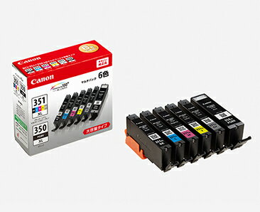 樂天商城 - キヤノン 純正インク BCI-351XL+350XL/6MP 6色パック 大容量 | キャノン Cannon Canon インク 純正 プリンター セット SET 新品
