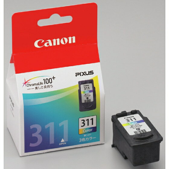 キヤノン 純正インク BC-311 CL 3色カラー FINEカートリッジ 単品 キャノン Cannon Canon インク 純正 プリンター