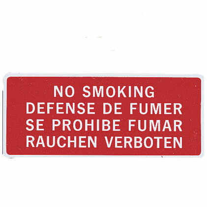 樂天商城 - NO SMOKING プラカード