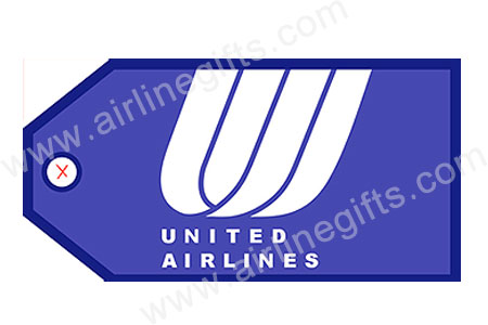 ラゲッジタグ　ユナイテッド航空(ブルー)