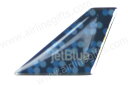 ※オーストラリア産の尾翼ピンです。 アメリカ：JetBlue Bubbles サイズ：2センチ×3センチ 素材：アルミニウム製 帽子に刺して下さい。　