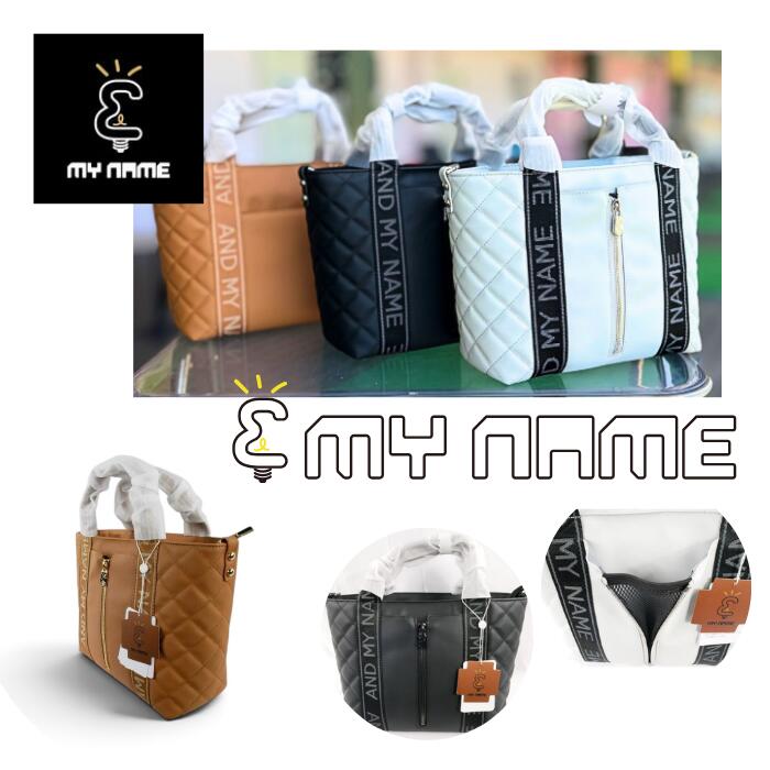 【新規オープン記念価格】30,800円のところ24,600円AND MY NAME アンドマイネーム カートバッグ ハンドバッグ セカンドバッグ 2WAY ショルダー付き大容量 ペットボトルも収納可能