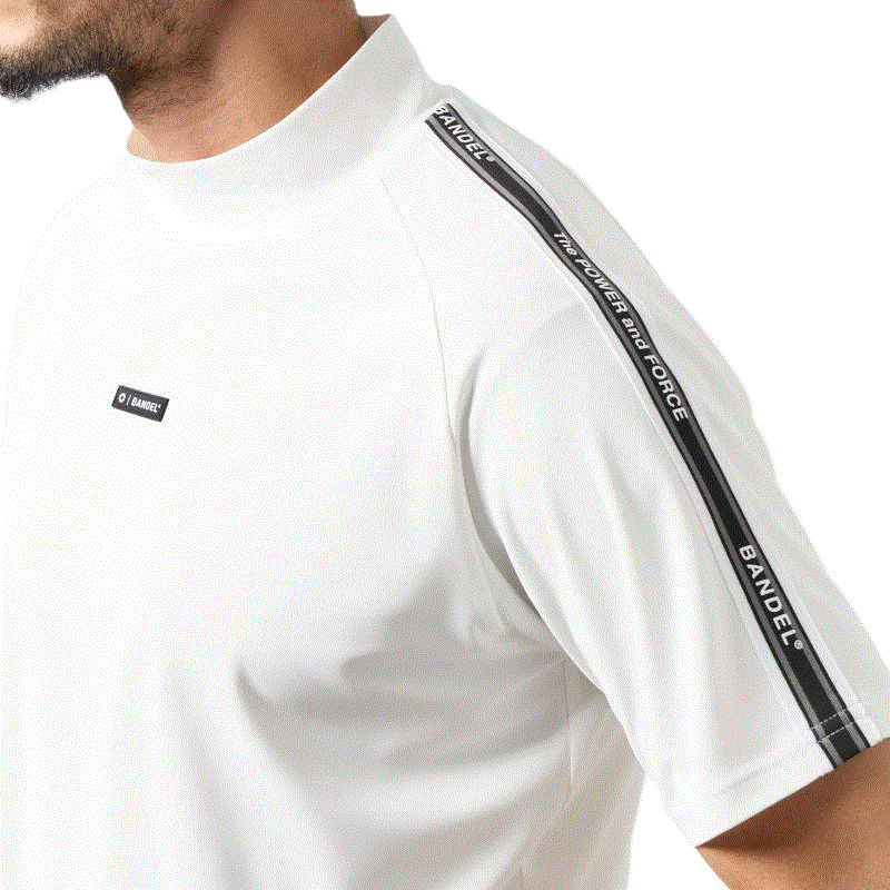 PIM 楽天市場店のBANDEL men's BGS-6STDMCCONCEPT NOTES TAPING MOCK NECK 春夏モデル全3色 M・L・XL・XXL｜アングル3