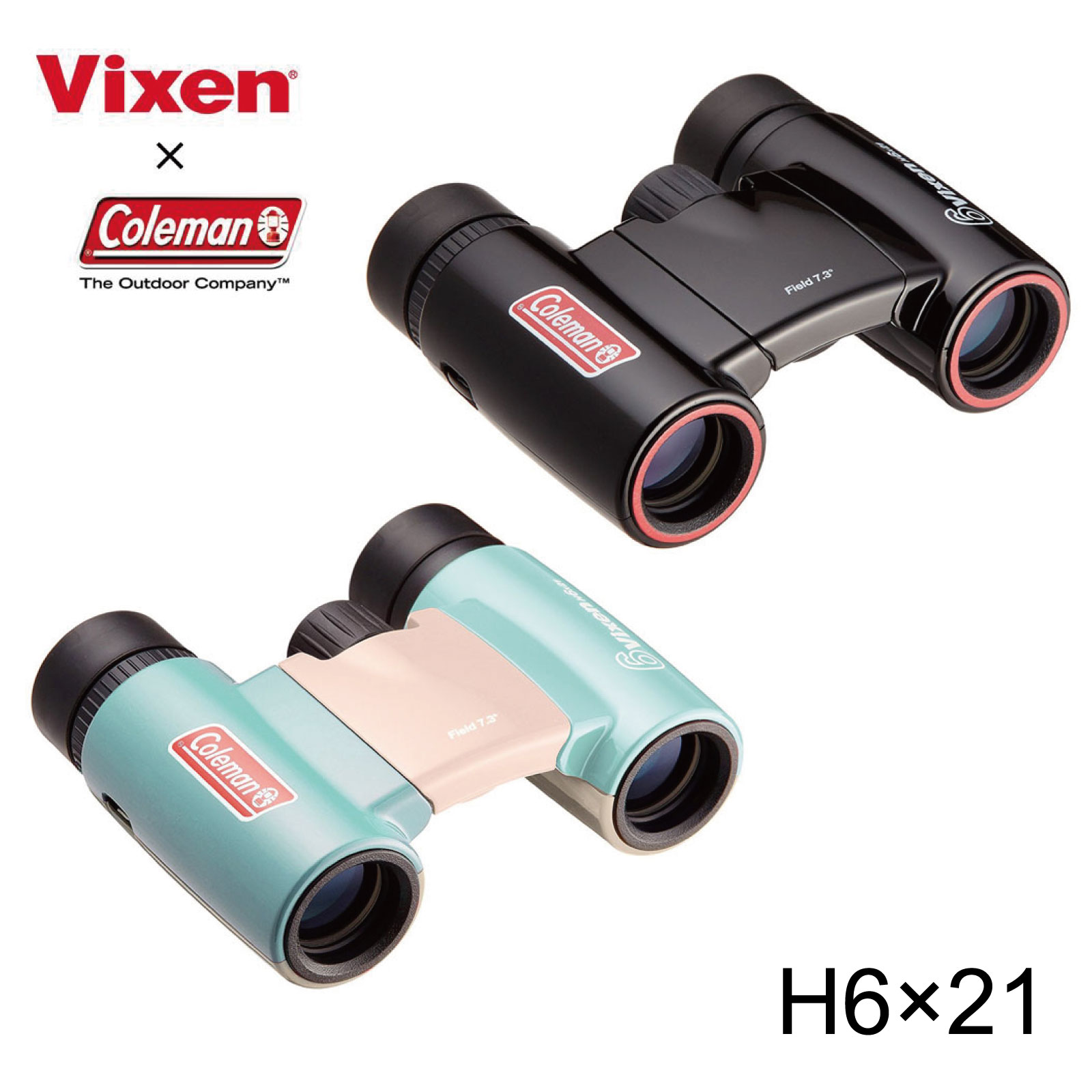 Vixen ビクセン 双眼鏡 6倍 Coleman コールマン H6×21 エッジライン サーフ アウトドア コンパクト コールマン COLEMAN コンサート...