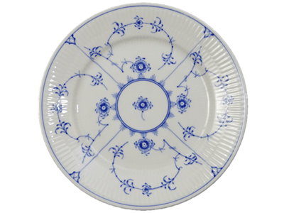 ロイヤルコペンハーゲン ブルーフルーテッド　プレイン プレート19cm(620) フラット(1)
