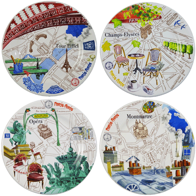 ジアン パリパリ デザートプレート21.8cm(4枚セット)のサムネイル