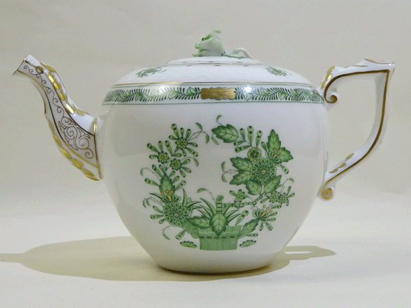 ヘレンド インドの華 ティーポット(606) 送料込み