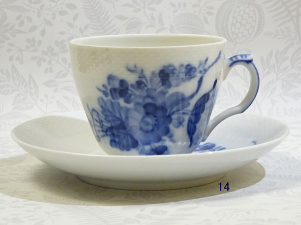 ロイヤルコペンハーゲン　ブルーフラワーカーブ コーヒーカップソーサー(14)